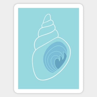 Sea Shell Wave Swell Sticker